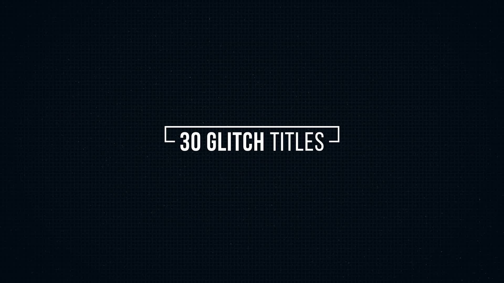 Glitch Titles - Download Videohive 19390662