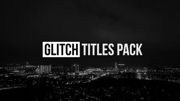 Glitch Titles | FCPX - 36472311 Videohive Download