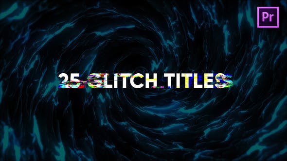 Glitch Titles for Premiere Pro - Download Videohive 24587875