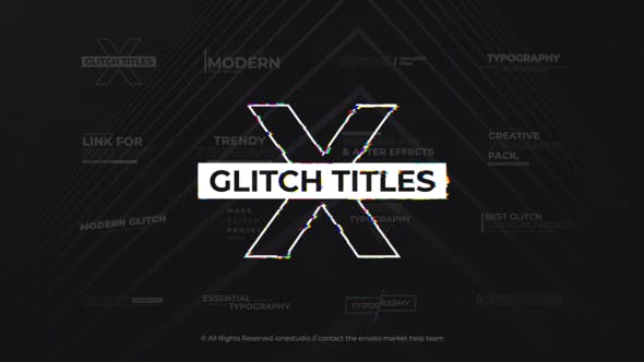 Glitch Titles For Premiere Pro - Videohive Download 29057596