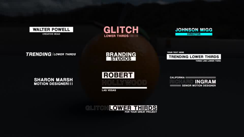 Glitch Titles & Lower Thirds Videohive 39104438 After Effects Image 1