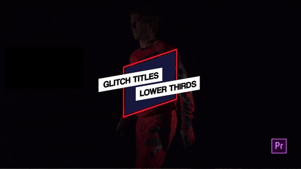 Glitch Titles & Lower Thirds // MOGRT - 23504647 Videohive Download