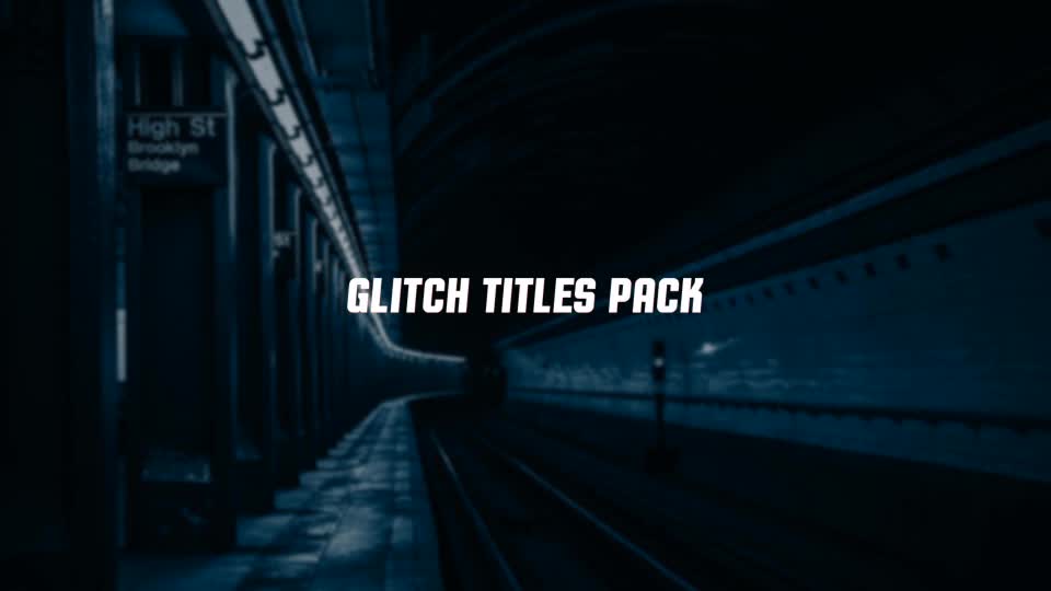 Glitch Titles Pack Videohive 21087073 After Effects Image 1