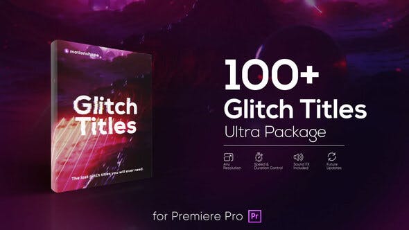 Glitch Titles Pack for Premiere Pro - Videohive 25930447 Download