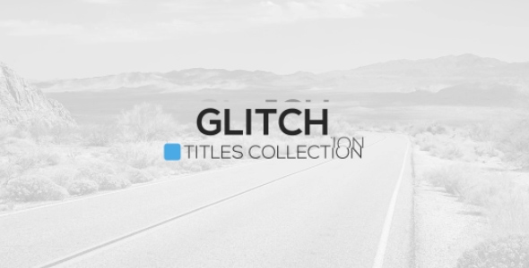 Glitch Titles Package - Download Videohive 18975241