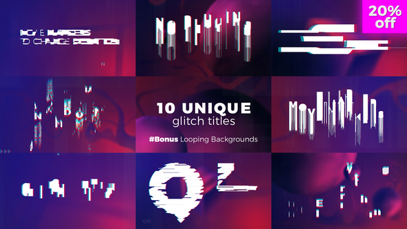 Glitch Titles Sequence - Download Videohive 22272117