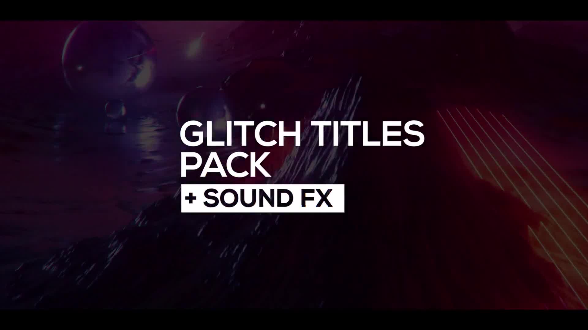 Glitch Titles + Sound FX Videohive 24830032 After Effects Image 1