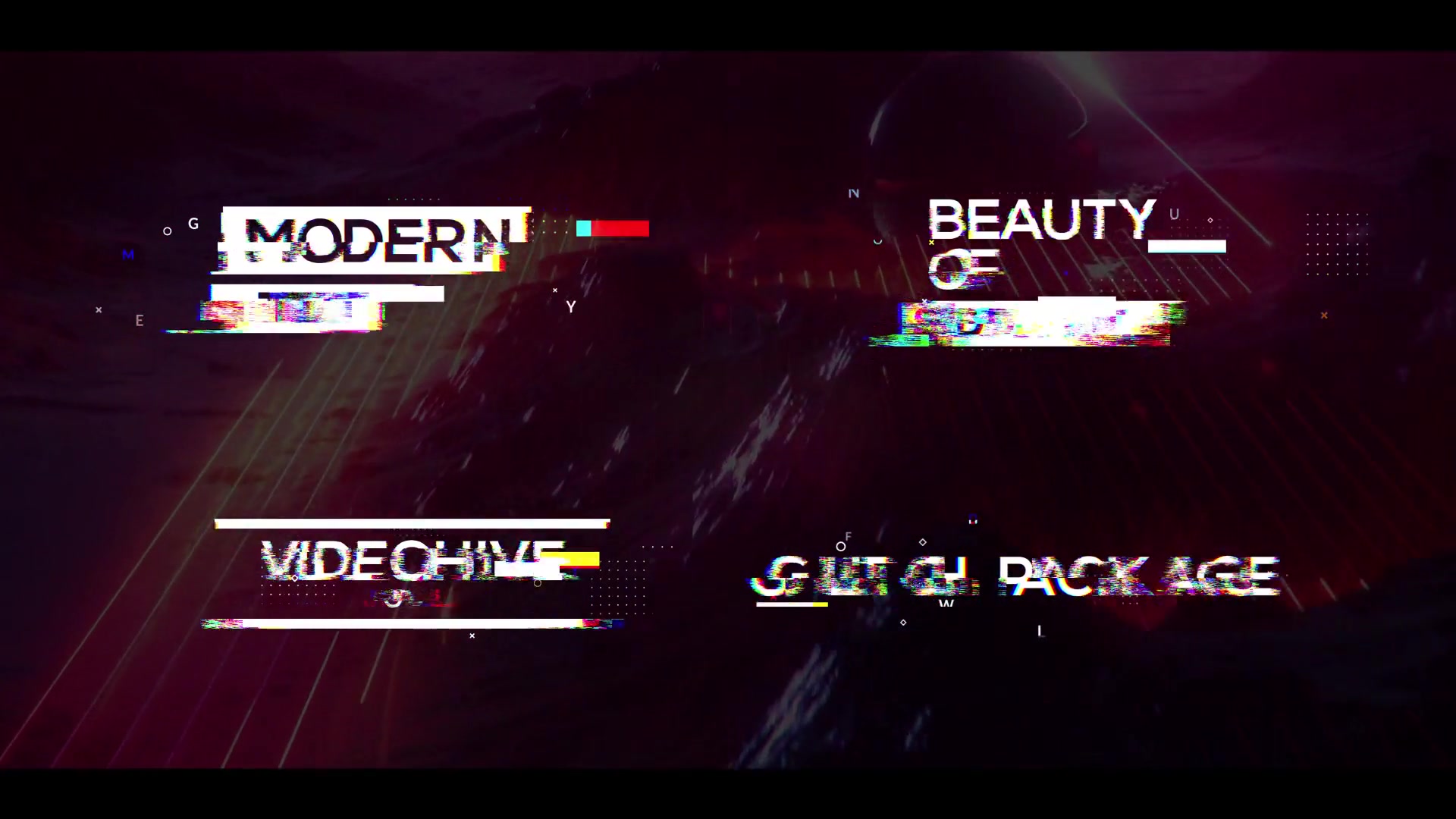 Glitch Titles + Sound FX Videohive 24830032 After Effects Image 8
