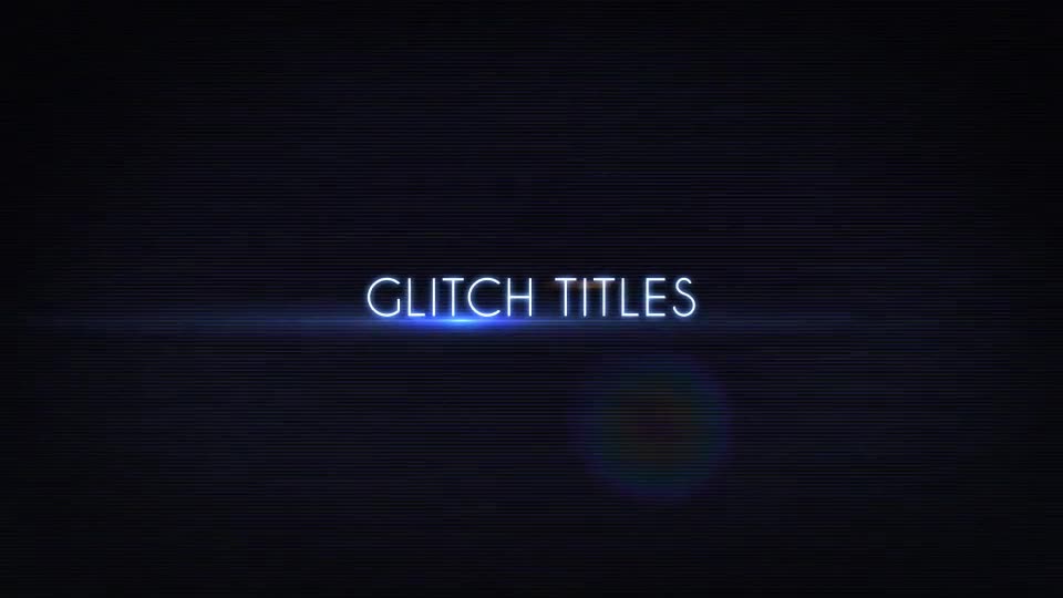 Glitch Titles Videohive 20629114 After Effects Image 1
