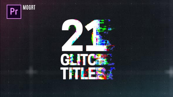 Glitch Titles - Videohive Download 23383086