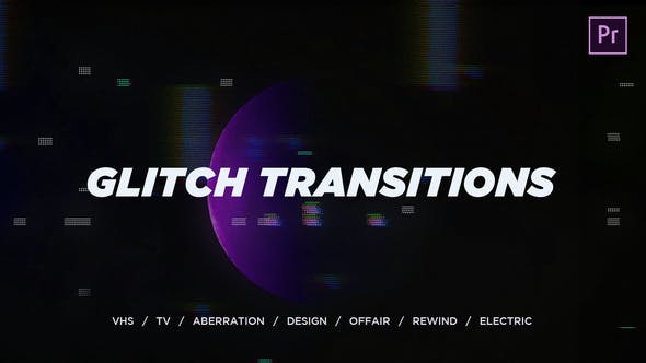 Glitch Transitions - 26615997 Download Videohive