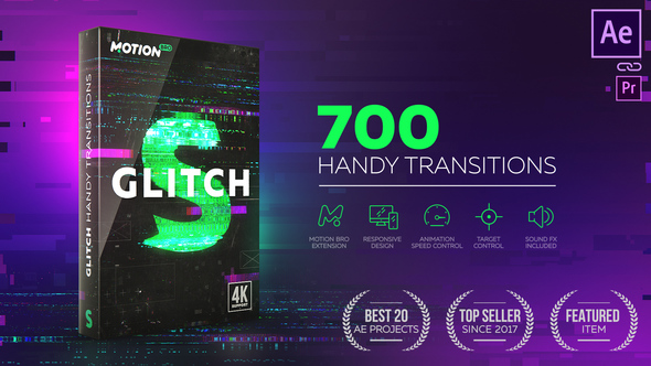 Glitch Transitions - Download Videohive 21059280