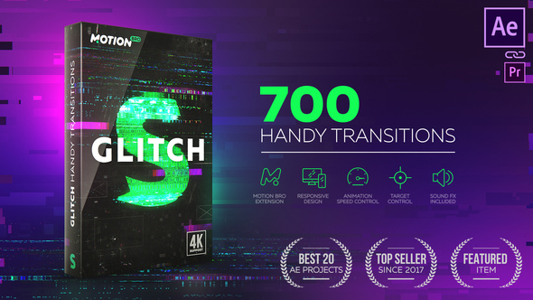 Glitch Effects: Photo, Video and Text Effects, Transitions