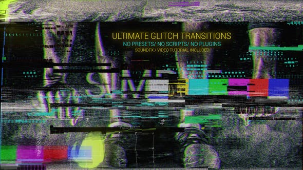 Glitch Transitions - Download Videohive 21599820