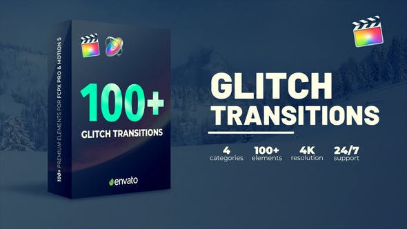 Glitch Transitions | FCPX - Videohive 38667308 Download