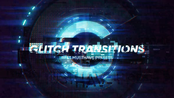 Glitch Transitions - Videohive 23966827 Download