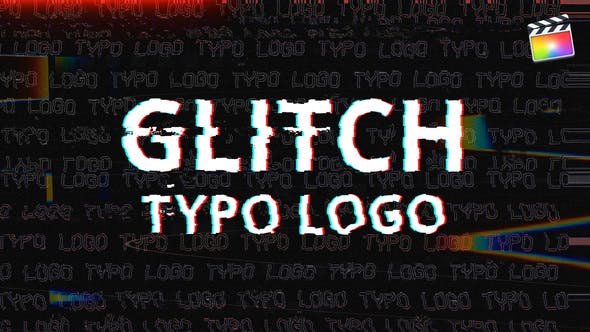 Glitch Typo Logo | For Final Cut & Apple Motion - 29847234 Videohive Download