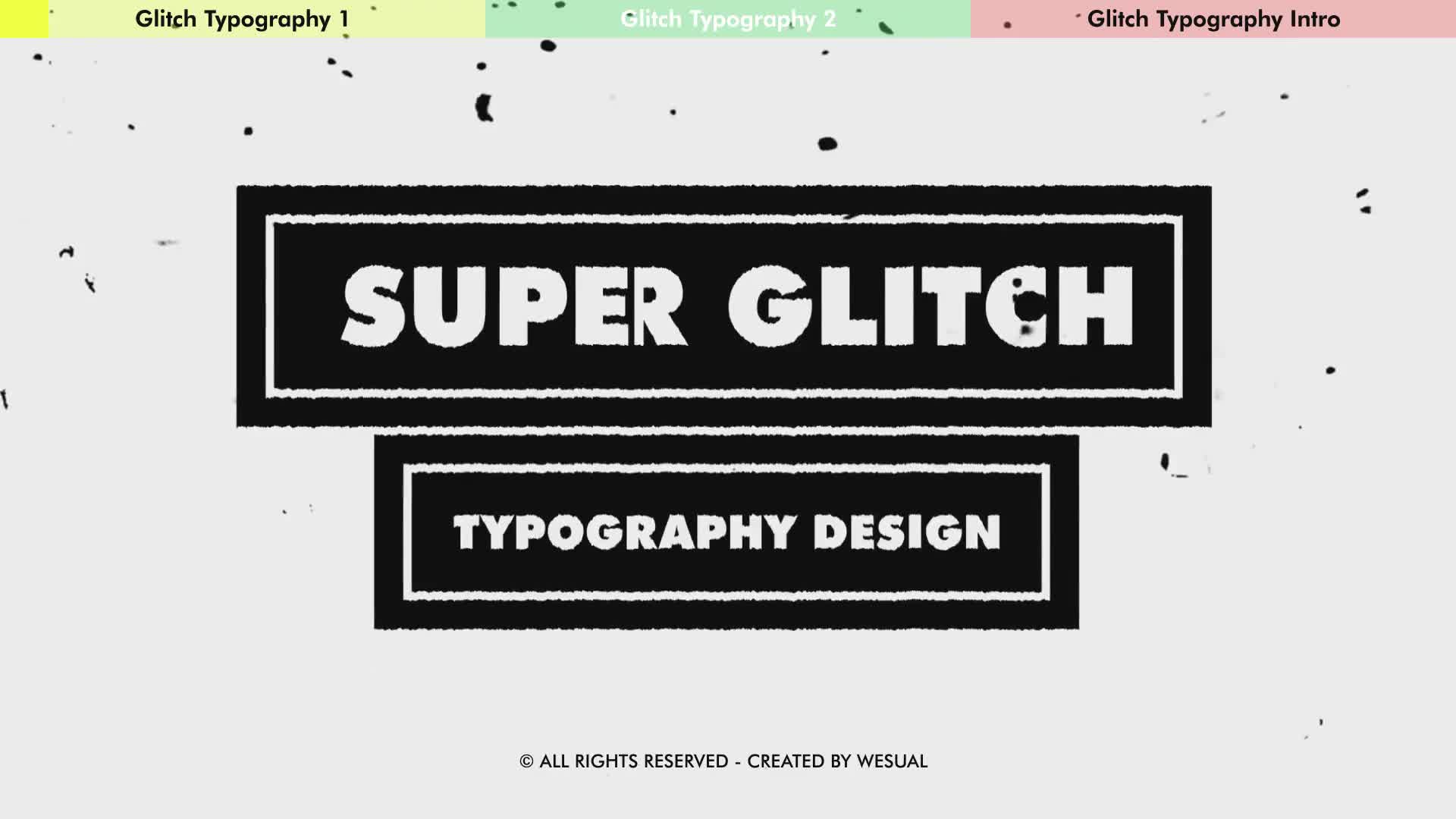 Glitch Typography Pack | MOGRT Videohive 37439753 Premiere Pro Image 1