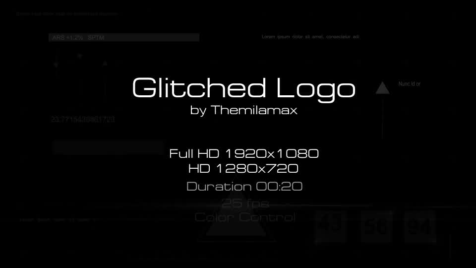 Glitched Logo Videohive 10954034 After Effects Image 1