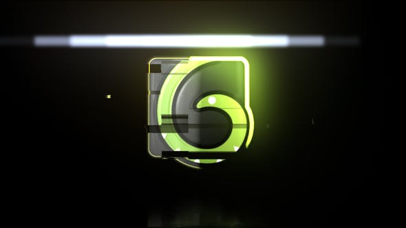 Glitchy Glowing Logo Reveal - 24156566 Videohive Download