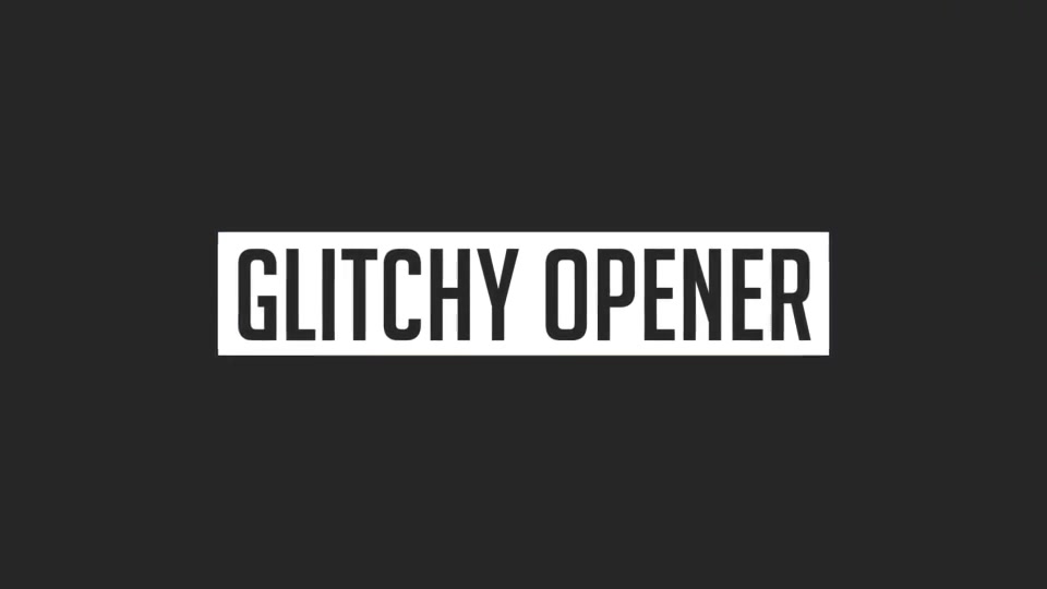 Glitchy Logo Opener Videohive 10708003 After Effects Image 4