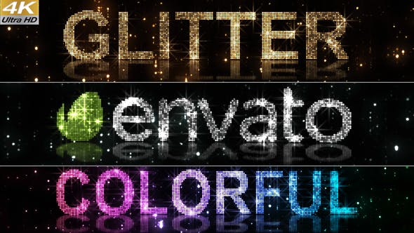 Glitter Lights Logo - 20088880 Download Videohive