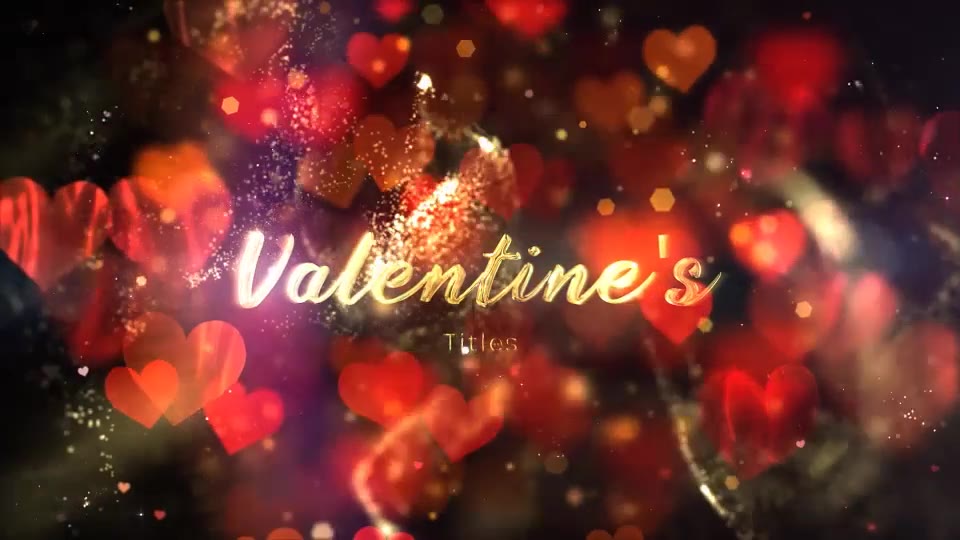 Glitter Love Titles Videohive 25574113 After Effects Image 3