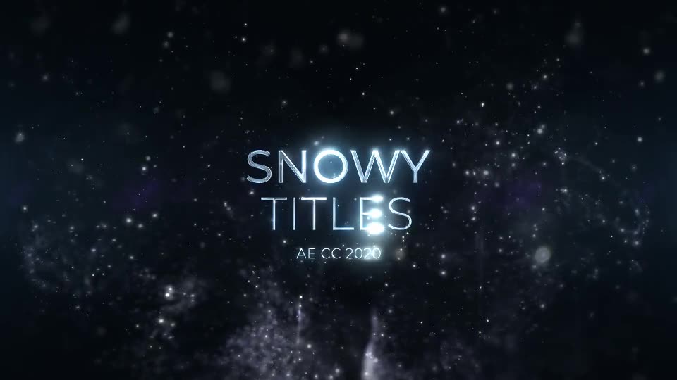 Glitter Snow Titles Videohive 39744305 After Effects Image 2
