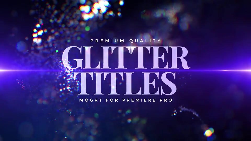 Glitter Titles Videohive 25209005 Premiere Pro Image 2