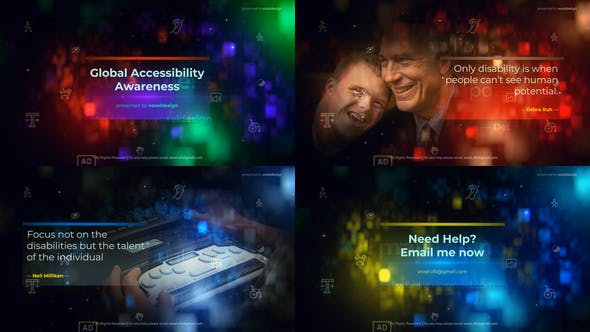 Global Accessibility Awareness Opener - 26683623 Videohive Download