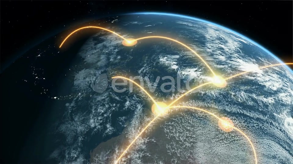 Global Business and Communications Network Orange - Download Videohive 21613718