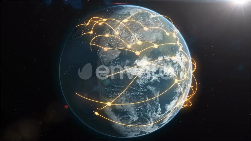Global Business and Communications Network Orange - Download Videohive 21613718