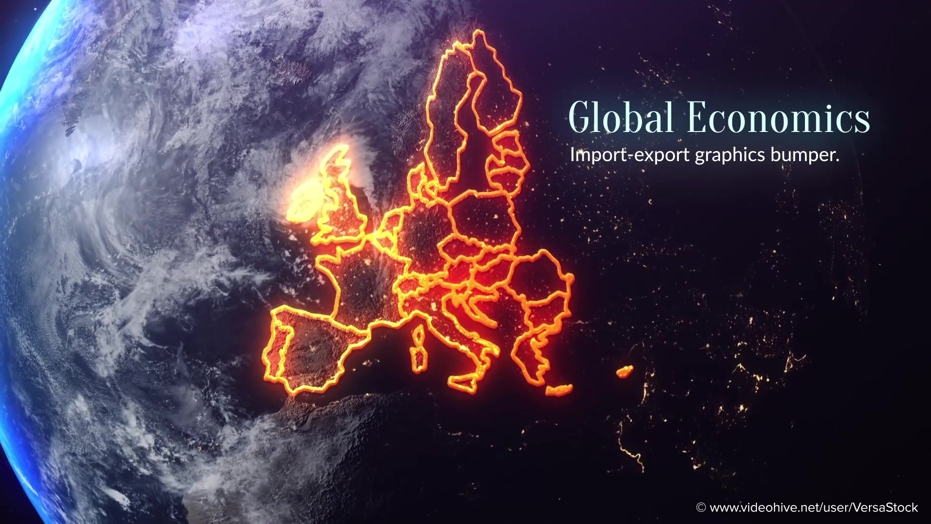 Global Economics From Space Infographics Videohive 25031384 After Effects Image 4