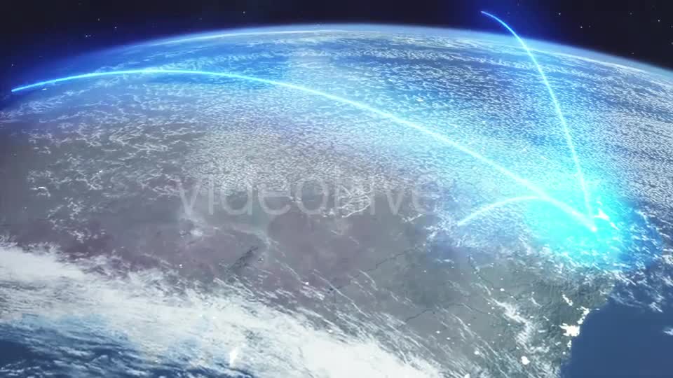 Global Network Blue Videohive 12006073 Motion Graphics Image 1