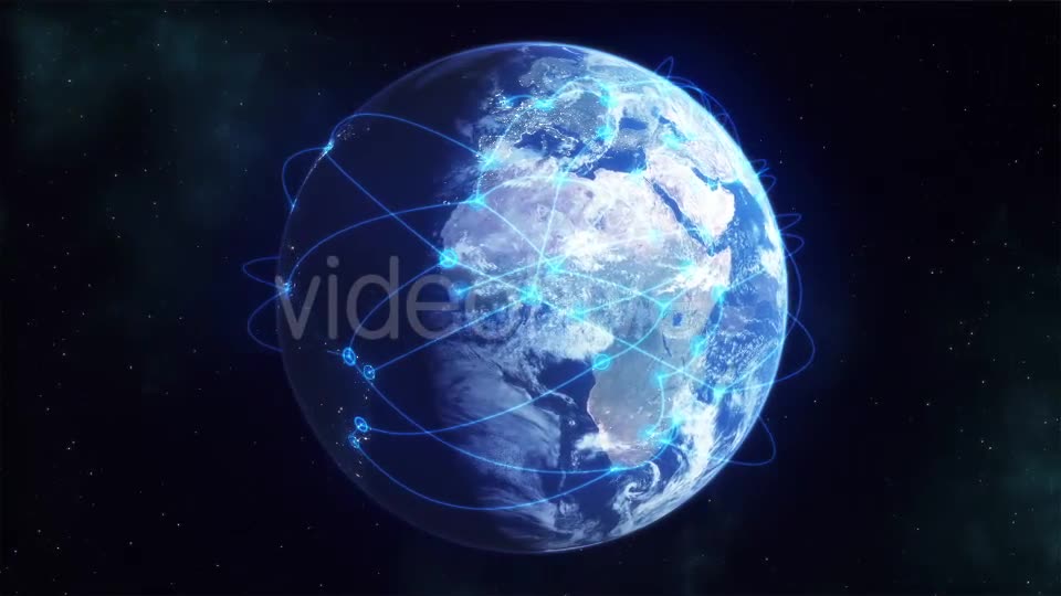 Global Network Blue Videohive 12006073 Motion Graphics Image 10