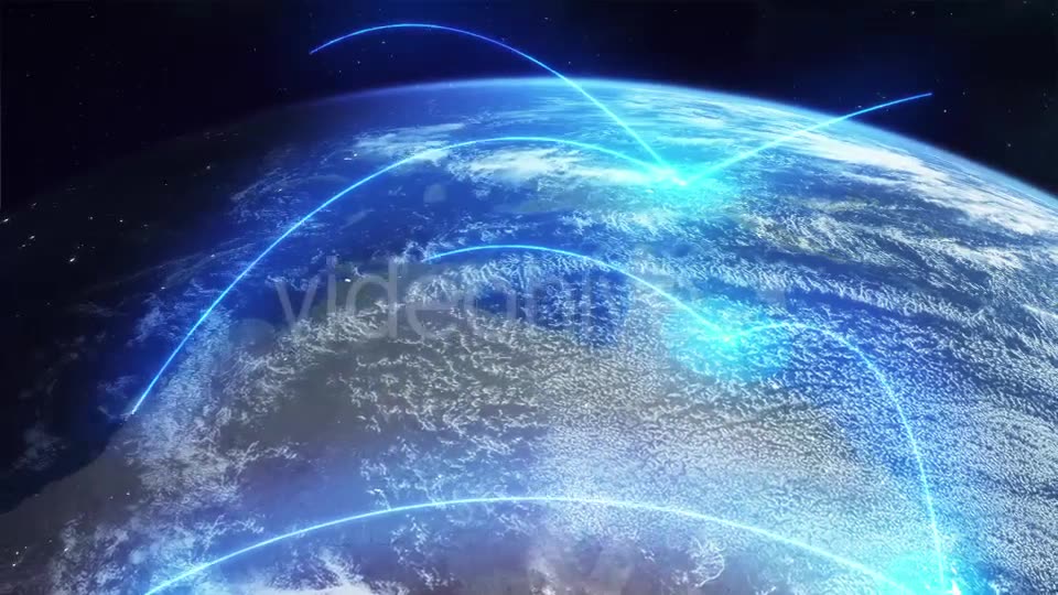 Global Network Blue Videohive 12006073 Motion Graphics Image 2