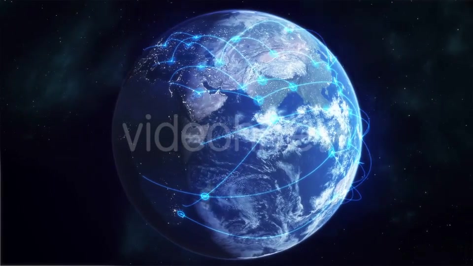 Global Network Blue Videohive 12006073 Motion Graphics Image 7