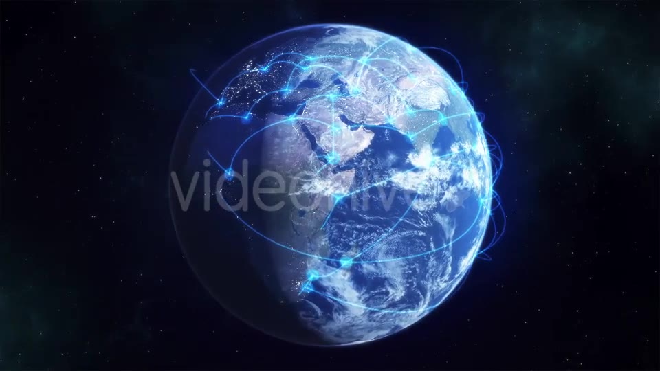 Global Network Blue Videohive 12006073 Motion Graphics Image 8
