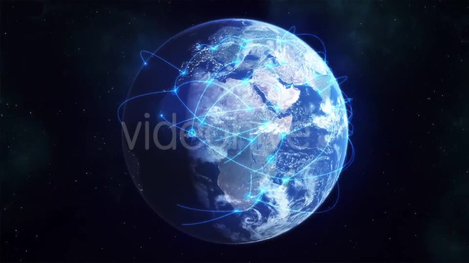 Global Network Blue Videohive 12006073 Motion Graphics Image 9