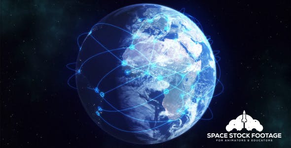 Global Network Blue - Download 12006073 Videohive