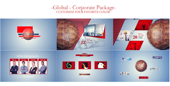 Global Network Corporate Video Package - Download Videohive 7149615