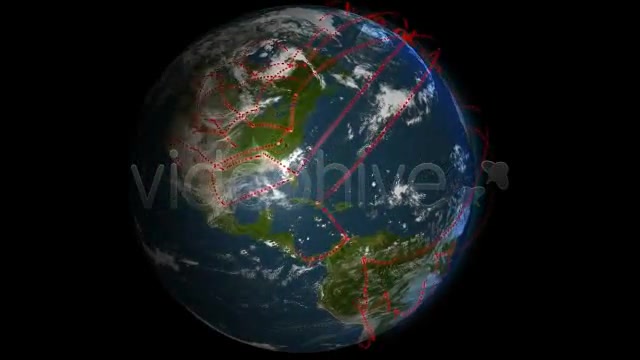 Global Network Zooming Out Videohive 224514 Motion Graphics Image 4
