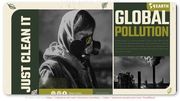 Global Planet Pollution - Download 37850837 Videohive