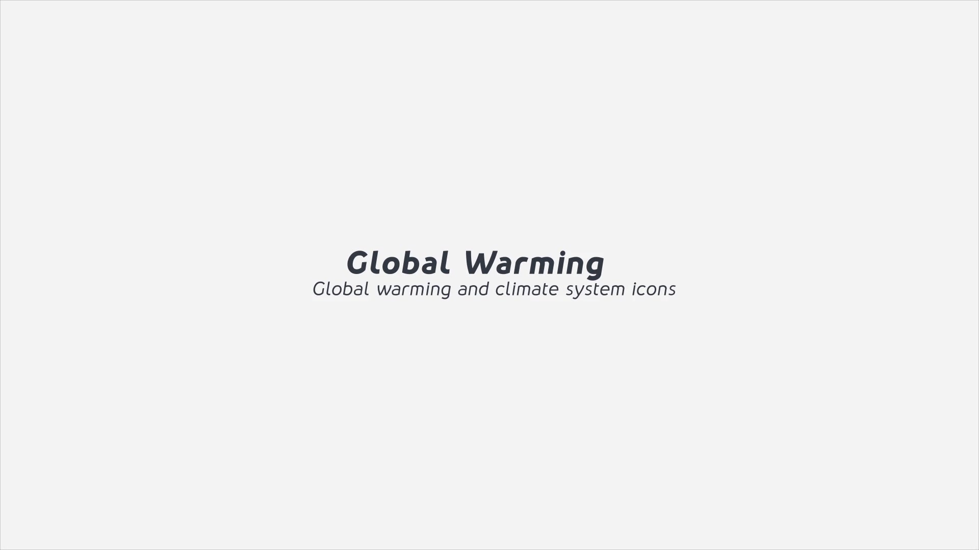 Global Warming Modern Flat Animated Icons Videohive 26850970 After Effects Image 6