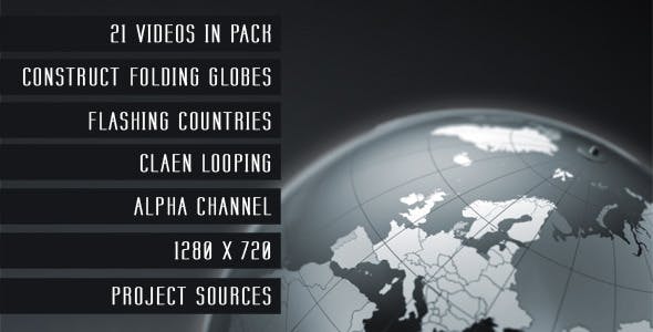 Globe Countries 2 - Download 5227245 Videohive