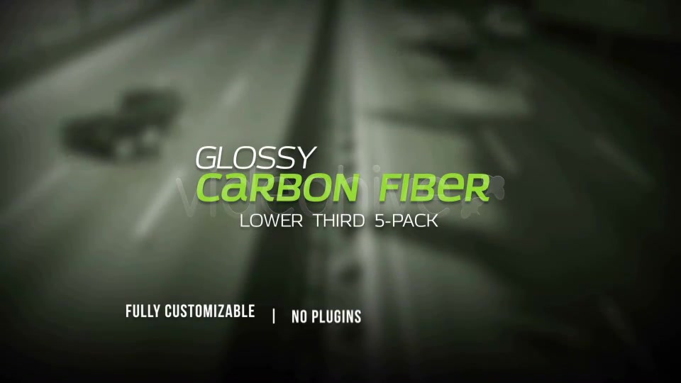 Glossy Carbon Fiber Lower Thirds - Download Videohive 5255552