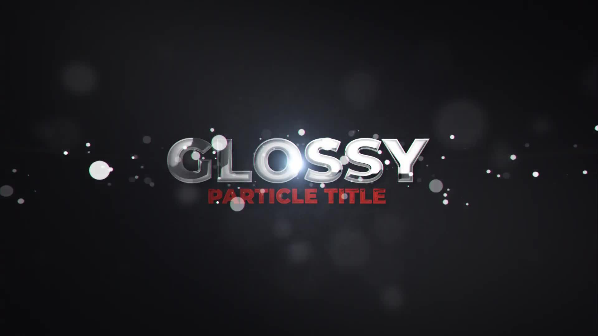 Glossy Particle Title Videohive 23865039 Premiere Pro Image 1