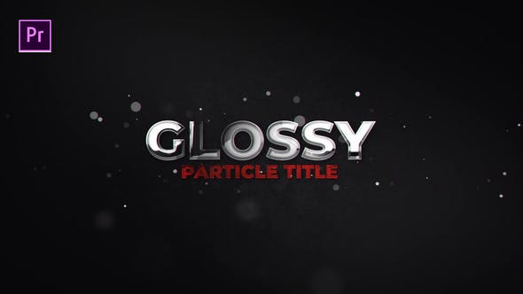 Glossy Particle Title - 23865039 Videohive Download