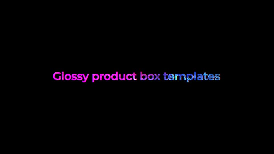 Glossy Product Showcase Package Videohive 23741396 After Effects Image 2