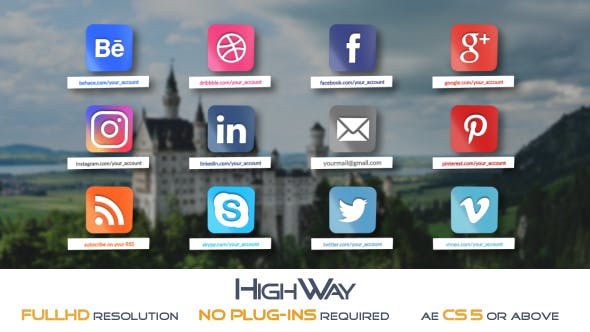 Glossy Social Icons Pack - Download Videohive 18285364